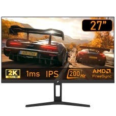 Monitor Gamer SuperFrame Ace, 27 Pol, Quad HD, IPS, 200Hz, 1ms, HDMI/DP, SF-MN-ACE27QSIFE1B