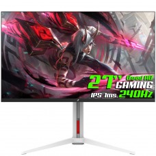 Monitor Gamer SuperFrame Orbit Plus, 27 Pol, Quad HD, 240Hz, IPS, 1ms, 115% sRGB, FreeSync/G-Sync, HDMI/DP, Branco, SFOFW-27240-QHD-PRO