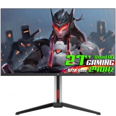 Monitor Gamer SuperFrame Orbit Plus, 27 Pol, Quad HD, 240Hz, IPS, 1ms, 115% sRGB, FreeSync/G-Sync, HDMI/DP, Preto, SFOFB-27240-QHD-PRO