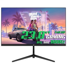 Monitor Gamer SuperFrame Precision, 23.8 Pol, Flat, Full HD, IPS, 1ms, 180Hz, 99% sRGB, FreeSync/G-Sync, HDMI/DP, SF-MN-PRE24FSIFD1B
