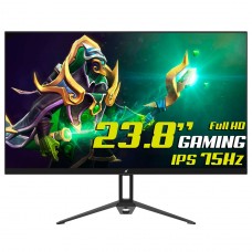 Monitor Gamer SuperFrame View, 23.8 Pol, Full HD, IPS, 5ms, 75Hz, 99% sRGB, FreeSync, HDMI/VGA, SFVFB-2475-FHD - Open Box