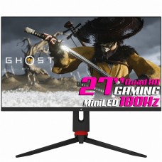 Monitor Gamer SuperFrame Wing, 27 Pol, RGB, Quad HD, MiniLED, 180Hz, FreeSync/G-Sync, HDMI/DP, SFWGFB-27180-QHD
