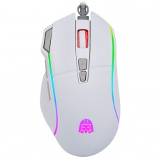 Mouse Gamer Digital Alliance Luna XS RM-177, RGB, DPI 7200, 8 Botões, Branco 