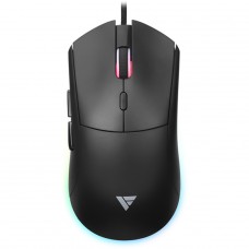 Mouse Gamer Force One BlackPulse, RGB, USB, Sensor Yingst 825, 12.800 DPI, 6 Botões, Preto