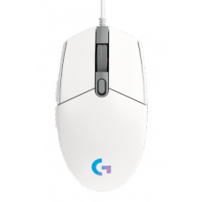 Mouse Gamer Logitech G203 Lightsync RGB, 6 Botões Programáveis, 8000 DPI, White, 910-005794