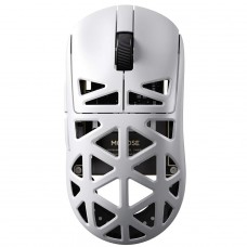 Mouse Gamer MCHOSE A7X Ultra, Wireless, Bluetooth, 42000 DPI, 8K, Sensor PAW3950 TI, Branco, MC-A7X-1