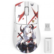 Mouse Gamer Redragon King Pro Eisa, Wireless/Bluetooth, 26000 DPI, 5 Botões, Sensor PAW3395, Branco, M916AK-PRO