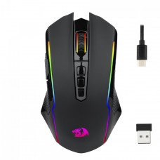 Mouse Gamer Redragon Ranger Lite Dual Mode, Wireless, RGB, 8000 DPI, 9 Botões Programáveis, Black, M910-KS