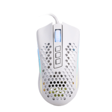 Mouse Gamer Redragon Storm Lunar White, 12400DPI, 7 Botões Programáveis, RGB, White, M808W-RGB