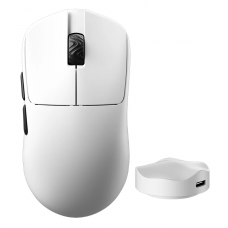 Mouse Gamer Scyrox V6, 8K, 30000 DPI, Sensor PAW 3950, Wireless, Branco
