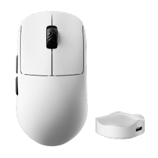 Mouse Gamer Scyrox V8, 8K, 30000 DPI, Sensor PAW 3950, Wireless, Branco