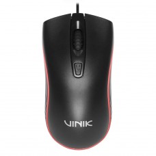 Mouse Gamer Vinik Rickie, USB, 1500 DPI, Rainbow, Preto, 3 Botões, MGRKRGB 