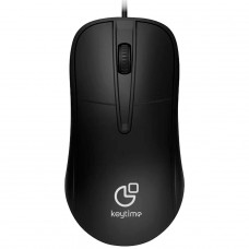 Mouse Keytime Essential, USB, 1200 DPI, Preto, KYT00003
