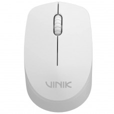 Mouse Vinik Feather VF110, Wireless, 1200 DPI, 3 Botões, Branco