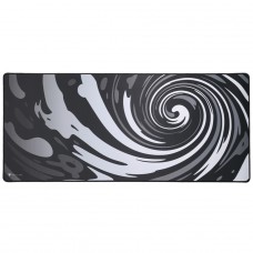 Mousepad Gamer Force One Skyhawk Swirl, XXL (900mm X 400mm x 3mm), Preto e Branco