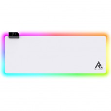 Mousepad Gamer Ryvel White RGB, Grande, 800x300mm, Branco, RY-MP-RGB-WT