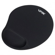 Mousepad Vinik Corp, 263x225X3mm, Com Apoio para o Pulso, Preto, ERG01