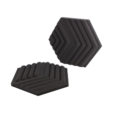 Painel acústico ondulado Elgato, Kit de extensão com 2 unidades, Black, 10AAK9901