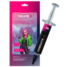 Pasta Térmica Round5 Conducta, 1.5g, 13.8W/m-K, Cinza