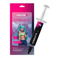 Pasta Térmica Round5 Conducta, 2g, 16.8W/m-K, Cinza