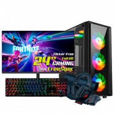 PC Completo T-GAMER EcoTech AMD Ryzen 5 5600GT, Memória 16GB DDR4, SSD 480GB, Monitor Gamer 24', Teclado, Mouse, MousePad, Headset
