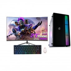 PC Completo T-Moba Intel Core i3 12100F / NVIDIA GeForce RTX 3060 / 16GB DDR4 / SSD 1TB / Monitor Gamer SuperFrame Precision, 27 Pol, Curvo, Full HD, 1ms, 240Hz