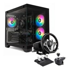 PC GAMER SIM TRUCKER AMD Ryzen 5 5500 / AMD Radeon RX 580 8GB / 16GB DDR4 / SSD 512GB