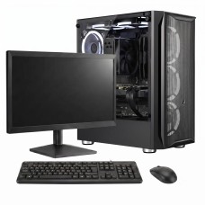 PC GAMER SOLDIER Intel Core i5 8400 / AMD Radeon RX 550 / 8GB DDR4 / SSD 256GB / Monitor 19 Pol