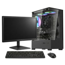 PC GAMER SOLDIER Intel Core i7 / AMD Radeon RX 550 / 16GB DDR3 (2X8GB) / SSD 256GB / + Monitor 19 Pol / + Combo Teclado e Mouse