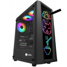 PC Gamer T-MOBA Eagle Intel i3 14100F / AMD Radeon RX 550 / 8GB DDR4 / SSD 240GB