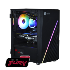 PC Gamer Terabyte Fury Intel Core i3 12100F / NVIDIA GeForce RTX 3050 / 16GB (2x8GB) DDR4 / SSD 500GB