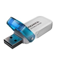 Pendrive Adata UV240, 64GB, USB 2.0, Branco, AUV240-64G-RWH