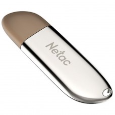 Pendrive Netac U352, 128GB, USB 2.0, Prata, NT03U352N-128G-20PN