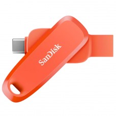 Pendrive SanDisk Phone Drive, 128GB, USB-C e USB 3.2, Laranja, SDDDC6-128G-G46NO