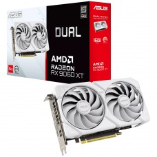 Placa de Vídeo Asus AMD Radeon RX 9060 XT Dual White, 16GB, GDDR6, FSR, Ray Tracing, DUAL-RX9060XT-16G-WHITE