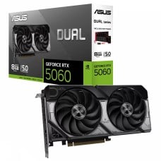 Placa de Vídeo Asus Dual NVIDIA GeForce RTX 5060, 8GB, GDDR7, DLSS, Ray Tracing, DUAL-RTX5060-8G