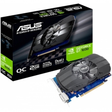 Placa de Vídeo Asus NVIDIA GeForce, GT 1030 Phoenix OC, 2GB, GDDR5, 64Bit, PH-GT1030-O2G