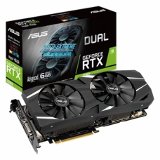 Placa de Vídeo Asus NVIDIA Geforce RTX 2060 Dual Advanced edition, 6GB, GDDR6, DLSS, Ray Tracing, DUAL-RTX2060-A6G