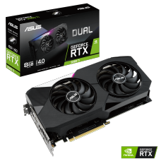 Placa de Vídeo Asus Geforce RTX 3060 Ti DUAL, 8GB GDDR6, 256bit, DUAL-RTX3060TI-8G