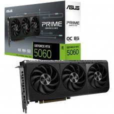 Placa de Vídeo Asus Prime NVIDIA GeForce RTX 5060 OC Edition, 8GB, GDDR7, DLSS, Ray Tracing, PRIME-RTX5060-O8G