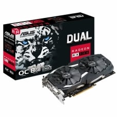 Placa de Vídeo Asus Radeon RX 580 Dual OC, 8GB GDDR5, 256Bit, DUAL-RX580-O8G