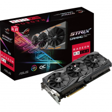Placa de Vídeo Asus ROG Strix Radeon RX 580 OC, 8GB, GDDR5, 192bit, ROG-STRIX-RX580-O8G-GAMING