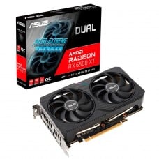 Placa de Vídeo ASUS Radeon RX 6500 XT Dual, OC, 4GB, GDDR6, FSR, Ray Tracing, DUAL-RX6500XT-O4G