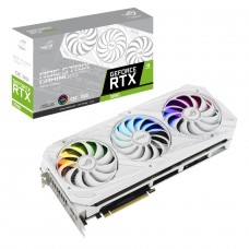 Placa de Vídeo Asus, ROG Strix, Geforce RTX 3090 , White Edition, 24GB, GDDR6X, DLSS, Ray Tracing, ROG-STRIX-RTX3090-24G-WHITE