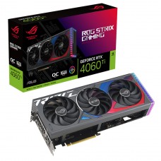Placa de Vídeo Asus ROG Strix NVIDIA GeForce RTX 4060 Ti OC Edition, 16GB, GDDR6, DLSS, Ray Tracing, 90YV0JI0-M0NA00