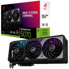 Placa de Vídeo Asus ROG Strix NVIDIA GeForce RTX 5070, 12GB, GDDR7, DLSS, Ray Tracing, ROG-STRIX-RTX5070-12G-GAMING