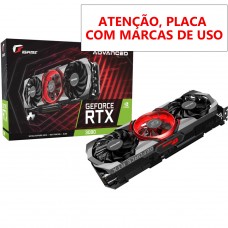 Placa de Vídeo Colorful, GeForce, iGame RTX 3080 Advanced OC 10G-V, LHR, 10GB, GDDR6X, 320Bit, DLSS, Ray Tracing - Open Box - COM MARCAS DE USO