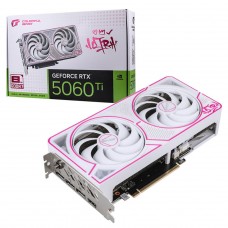 Placa de Vídeo Colorful iGame NVIDIA GeForce RTX 5060 Ti Ultra W Duo OC, 8GB, GDDR7, DLSS, Ray Tracing, White