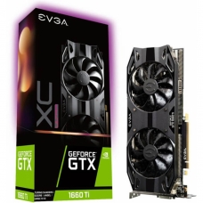 Placa de Vídeo EVGA GeForce GTX 1660 Ti XC Ultra Gaming Dual, 6GB GDDR6, 192Bit, 06G-P4-1266-KB