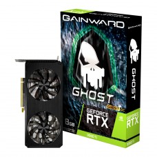 Placa de Vídeo Gainward NVIDIA GeForce RTX 3060 Ti Ghost OC, LHR, 8GB, GDDR6, DLSS, Ray Tracing, NE6306TS19P2-190AB